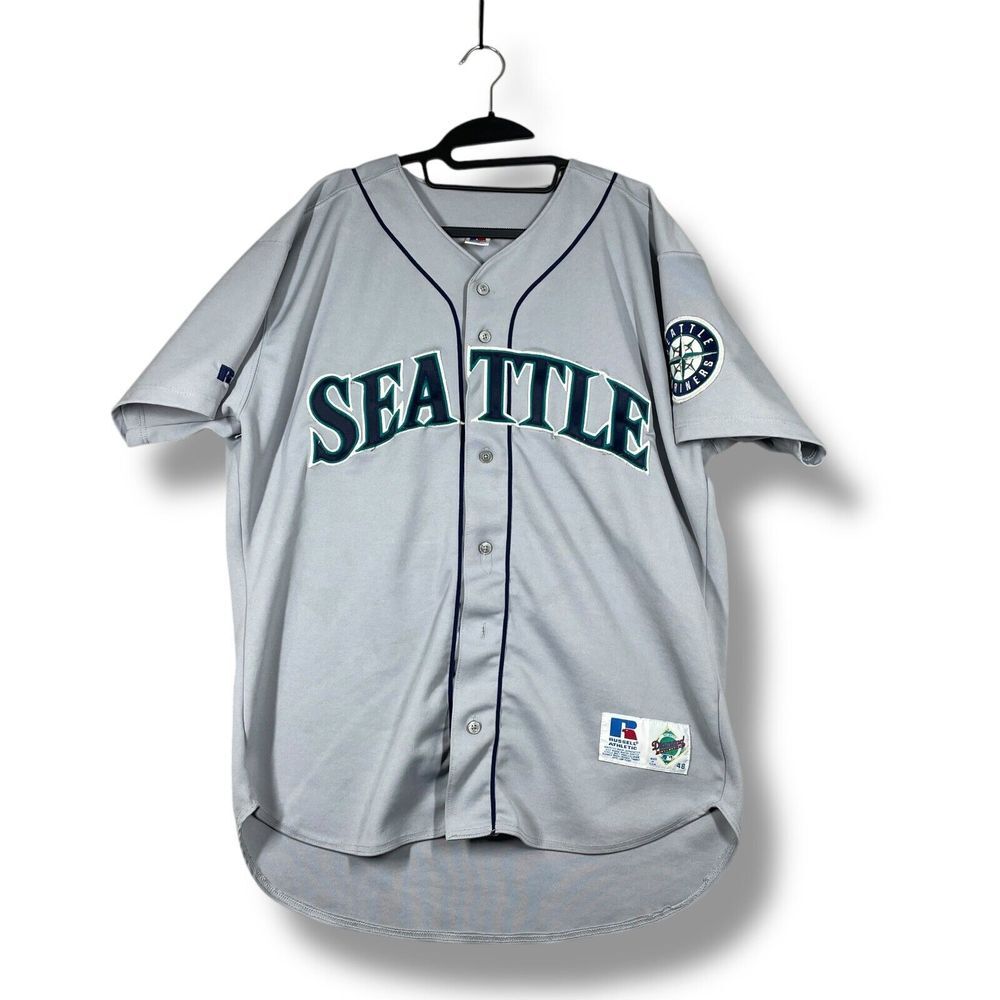 Ichiro Suzuki Seattle Mariners Russell Athletic Authentic Baseball Jersey sz 48